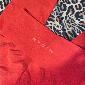NWOT NVGTN CANDY APPLE RED LEGGINGS